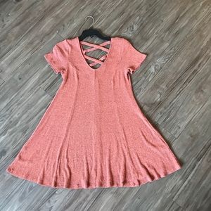 Lush Pumpkin Spice Crossback Dress